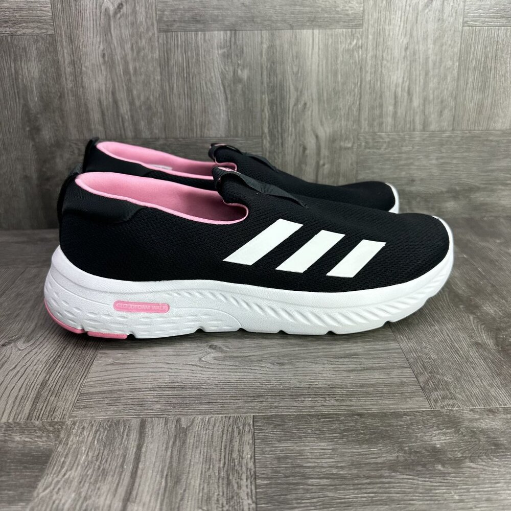 Adidas Cloudfoam Move Lounge SlipOn Women's size 11 Black Lightweight Shoes